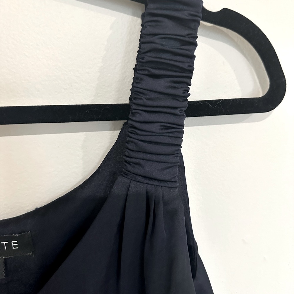 1.State Women's Sleeveless Ruffle Strap Tank - Picture 3 of 3